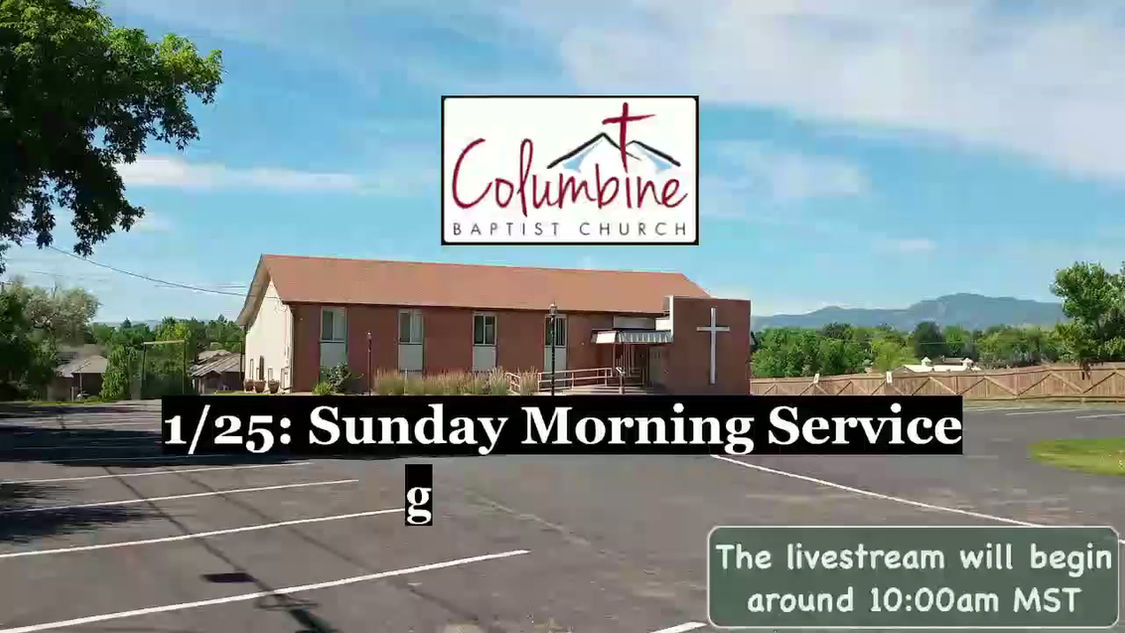 1/25: Matthew 2 - 10amSun